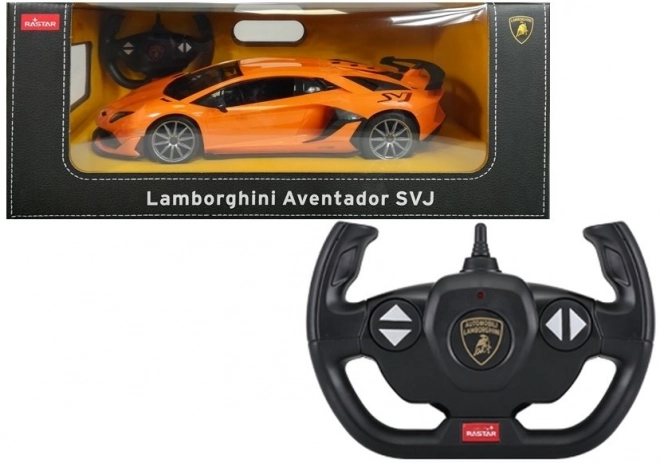 Auto na diaľkové ovládanie Lamborghini Aventador Rastar oranžové