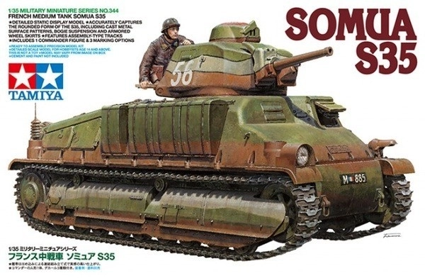 Plastikový model tanku Somua S35