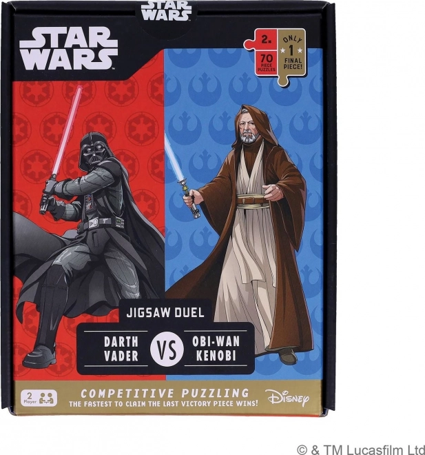 Ridley's Games Puzzle Duel Star Wars: Darth Vader vs Obi-Wan Kenobi 2x70 dielikov