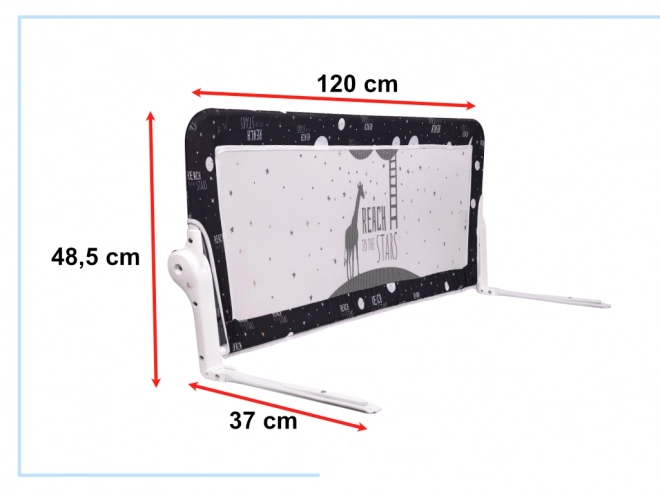 Bezpečnostná zábrana na posteľ - 120 cm