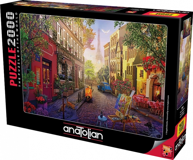 Puzzle Parížska ulička 2000 dielikov