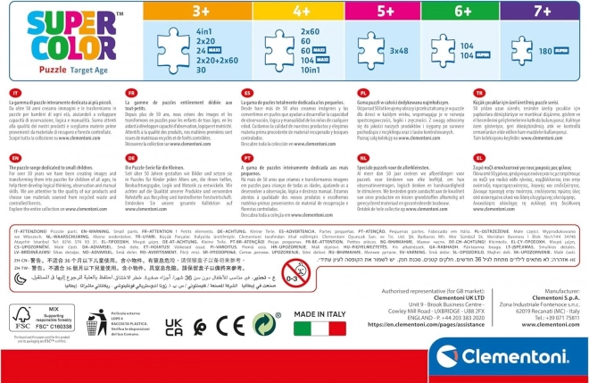 Clementoni puzzle Ľadové kráľovstvo 3x48 dielikov