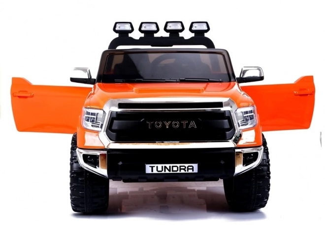 Oranžová Toyota Tundra na akumulátor pre deti