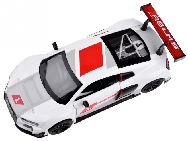 Kovový model auta Audi R8 LMS mierka 1:32 so zvukmi a svetlami