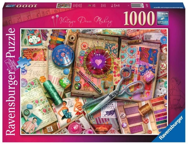 Ravensburger puzzle Klasická krajčírstvo 1000 dielikov