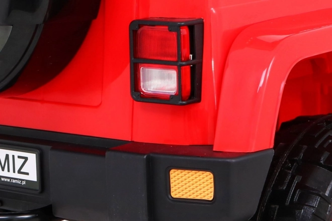 Auto Terenové pre Deti s Lakovaním Moro a 4x4 Pohonom – Červená