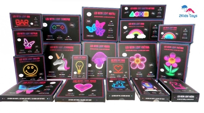LED neónová lampička Ruža 2Kids Toys
