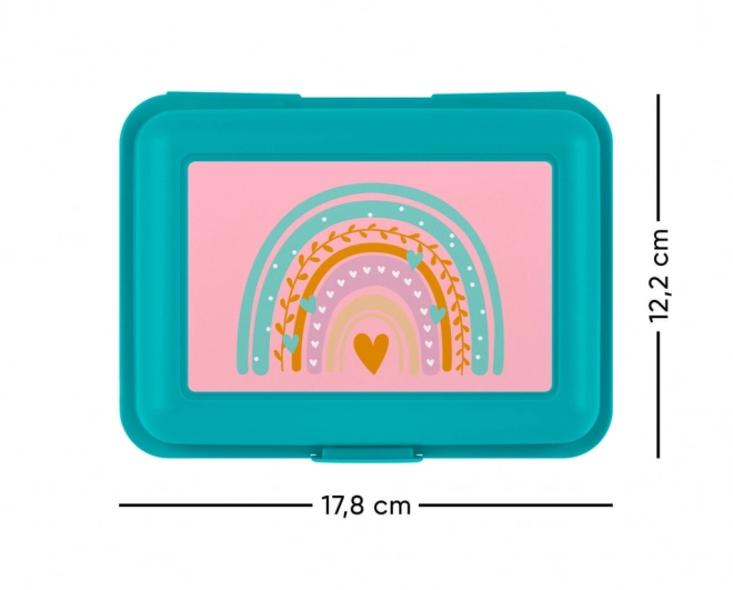 Box na svačinu Tyrkysový