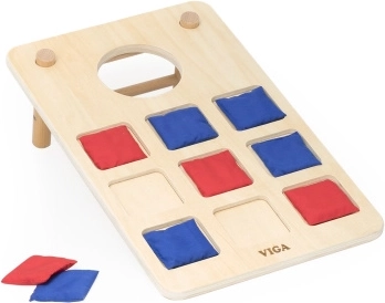 viga hádzacia hra 2v1 piškvorky a krúžky + cornhole