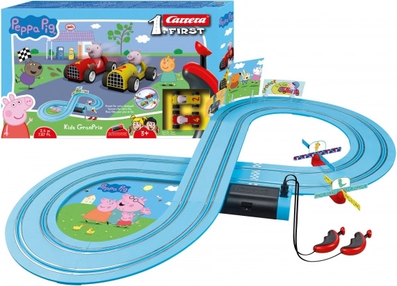 autodráha carrera first prasiatko peppa 2,4 m