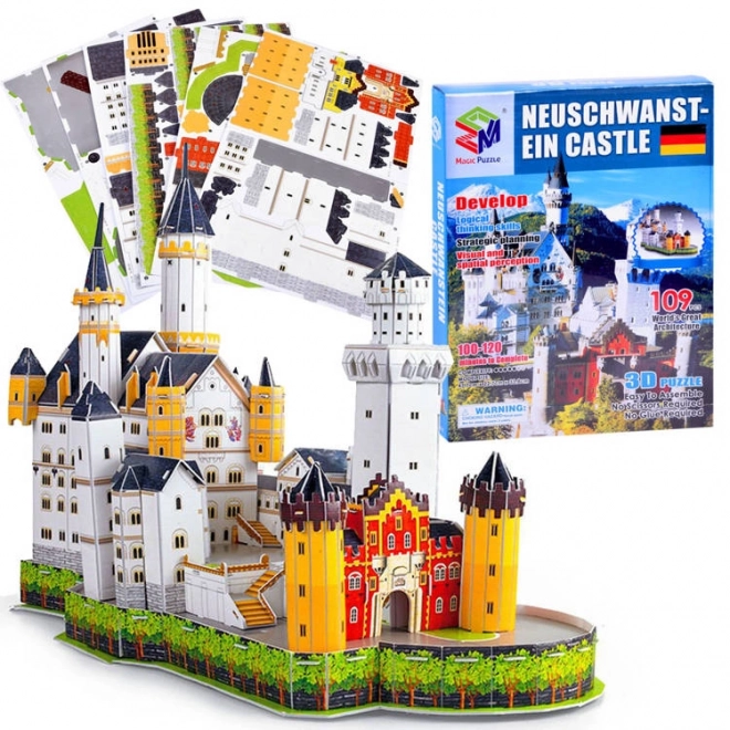 Puzzle 3D Neuschwanstein Castle