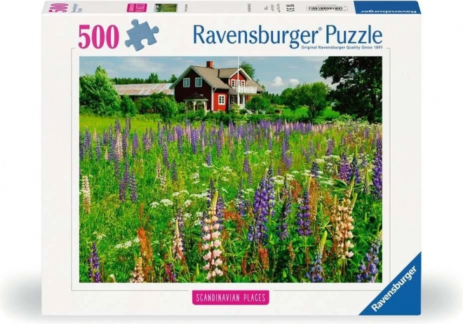 Ravensburger puzzle Švédska farma 500 dielikov