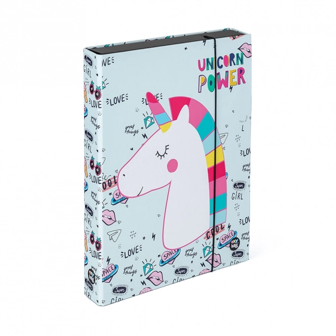 Box na zošity A4 Jumbo Unicorn Iconic