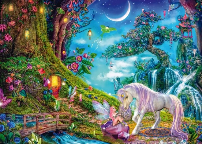 Puzzle Jednorožec a Víla 1000 dielikov