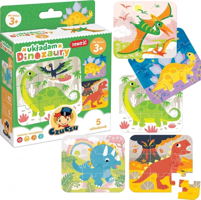 Dinozaury puzzle 45 dielikov