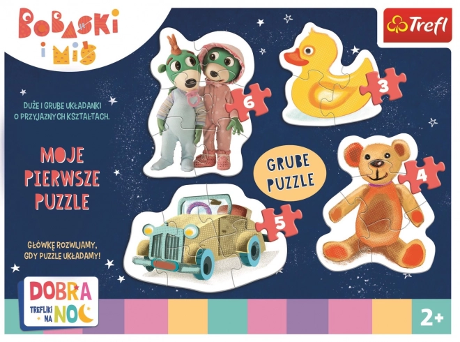 Trefl Puzzle Baby Dobranoc Trefliki na noc