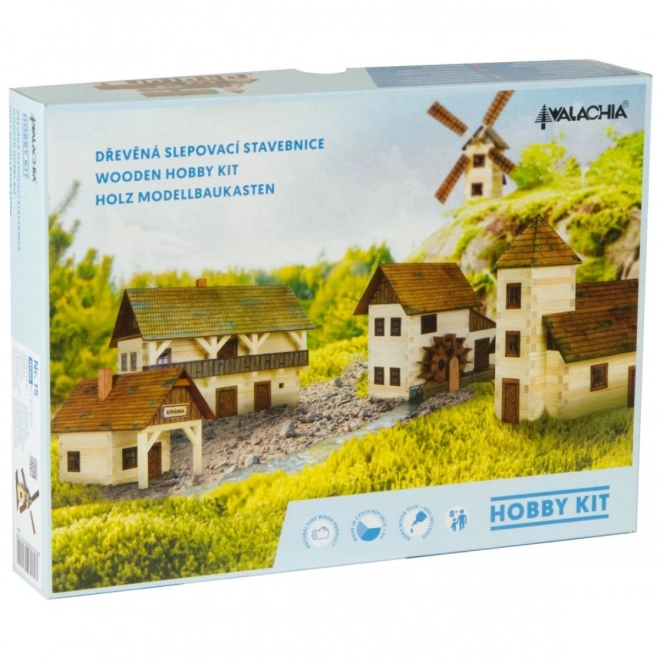 Hasičská stanica drevená stavebnica HOBBY KITS