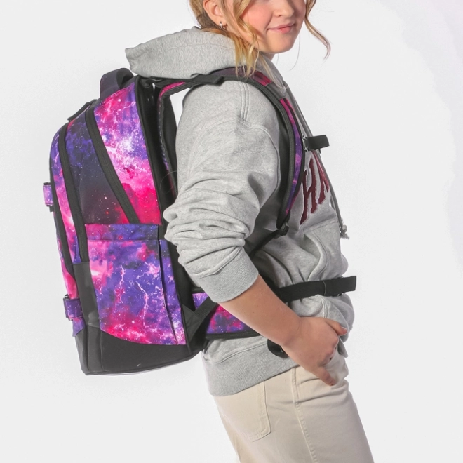Set Baagl Galaxy: ruksak, peračník, vrecko, športová taška