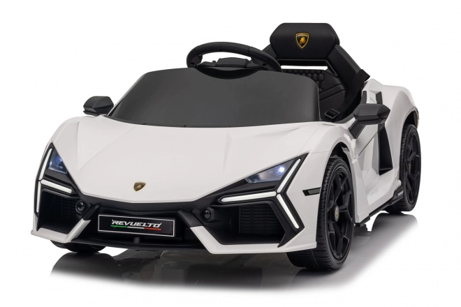 Detské elektrické vozidlo Lamborghini Revuelto biele