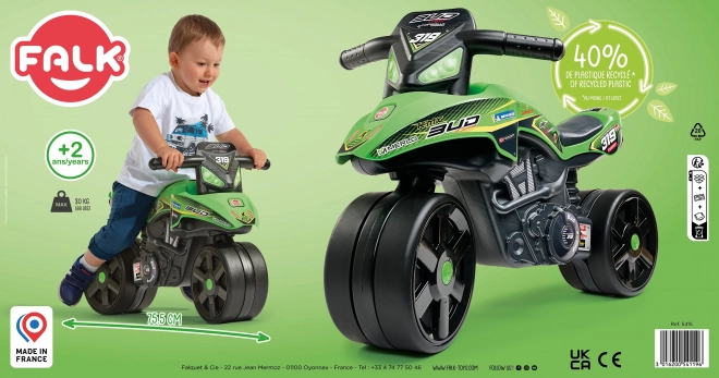 Detské odrážadlo Racing zelené