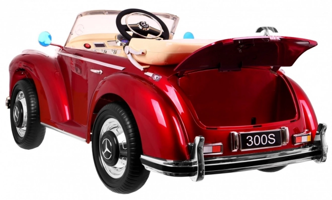 Mercedes Benz 300S Retro pre deti červený