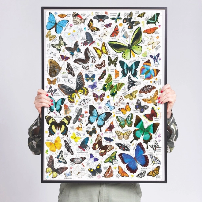 Puzzle Puzzlove Motýle 1000 dielov