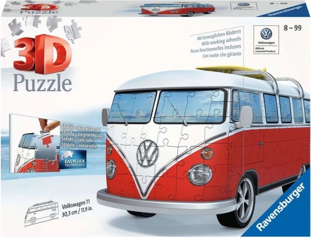 Ravensburger 3D puzzle Volkswagen T1 – 162 dielikov