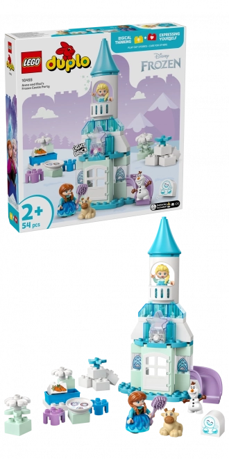 LEGO Duplo Disney Ľadové kráľovstvo Anna, Elsa a oslava na hrade