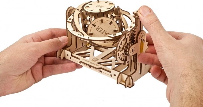 Ugears 3D drevené mechanické puzzle STEM náhodný generátor