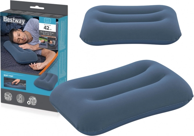 Nafukovací velúrový vankúš Bestway 42 cm