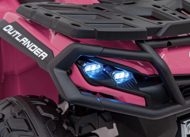 Ružová štvorkolka Can-Am Outlander ATV
