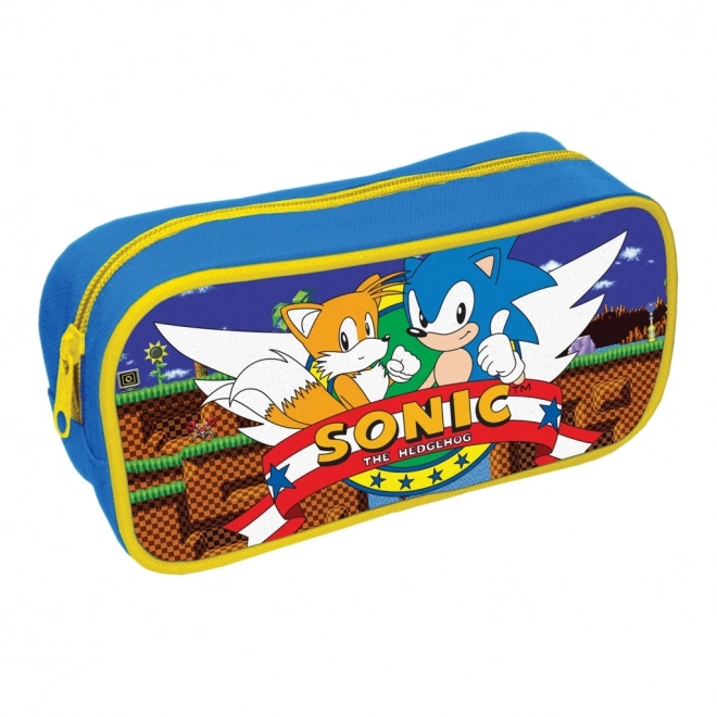 Školské puzdro Sonic na zips