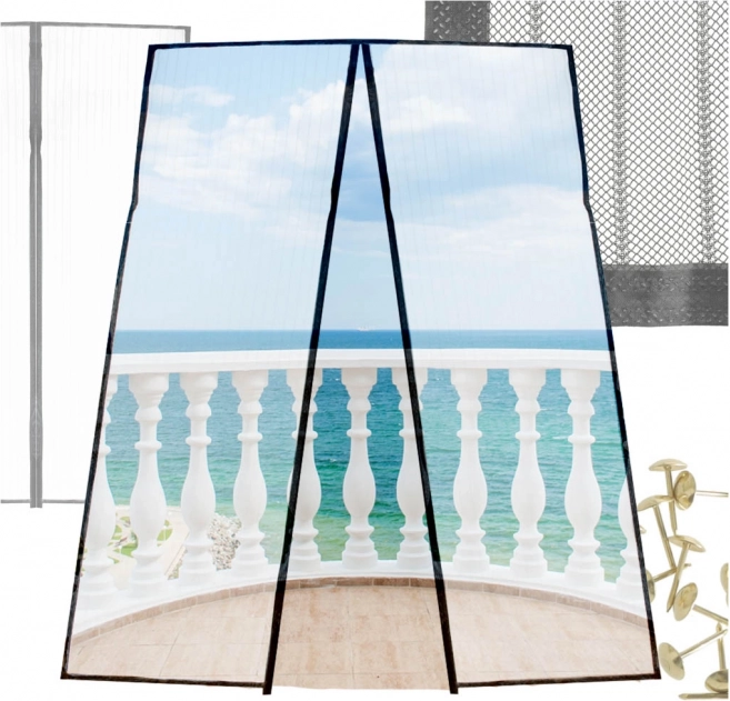 Magnetická sieť proti hmyzu LUARO na dvere 100x210 cm