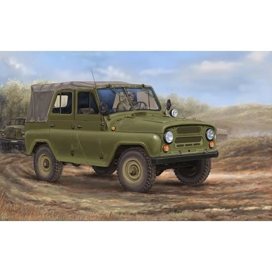 Sovietské vozidlo UAZ-469 od Trumpeter