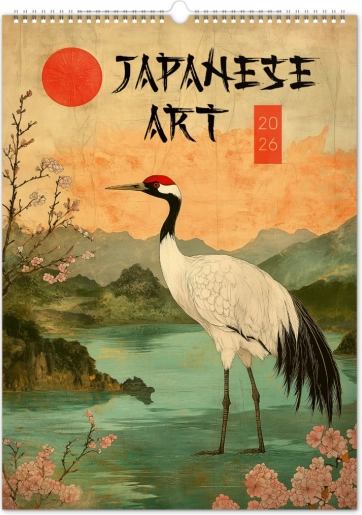 Nástenný kalendár Vintage plagáty – Japonské umenie 2026