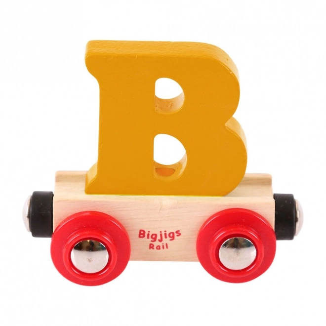 Bigjigs Rail Vagónik s písmenom B