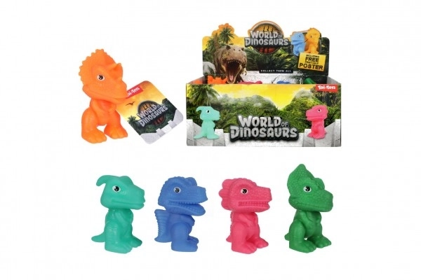 Gumové dinosaury 8cm - 5 druhov v balení