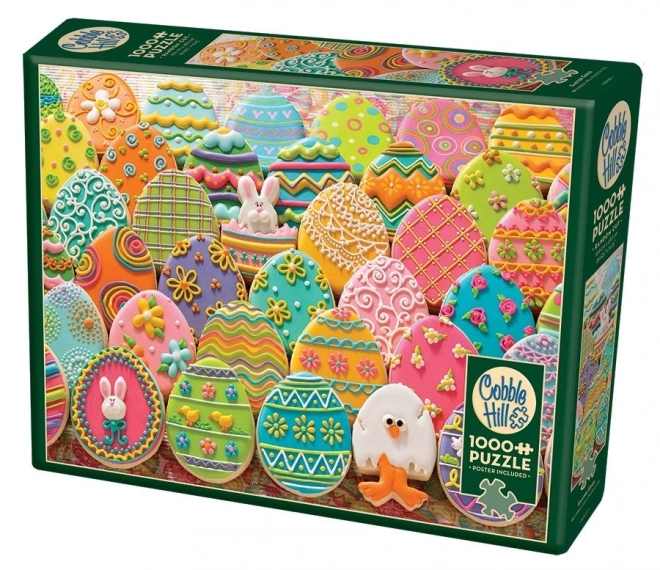 Veľkonočné perníkové vajíčka puzzle 1000 dielikov