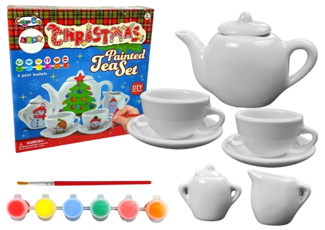 Sviatočná kreatívna súprava DIY maľovanie porcelánu