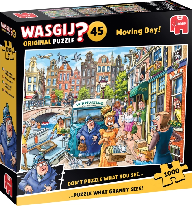 Jumbo puzzle Wasgij 45: Sťahovanie 1000 kúskov