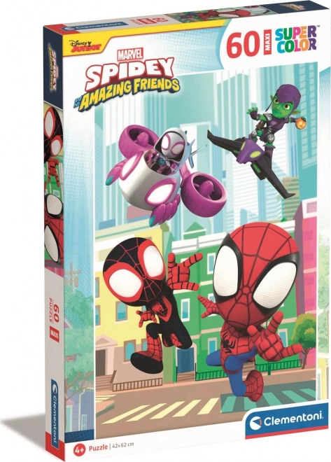 Puzzle Marvel: Spidey a jeho úžasní priatelia MAXI 60 dielikov