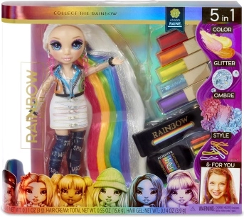 Rainbow High Hair Studio – kadernícke štúdio s módnou bábikou a meniaci­mi sa farbami vlasov