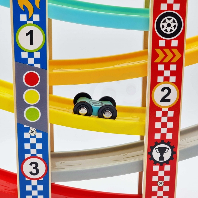 Tooky Toy Farebná šmýkačka pre autá