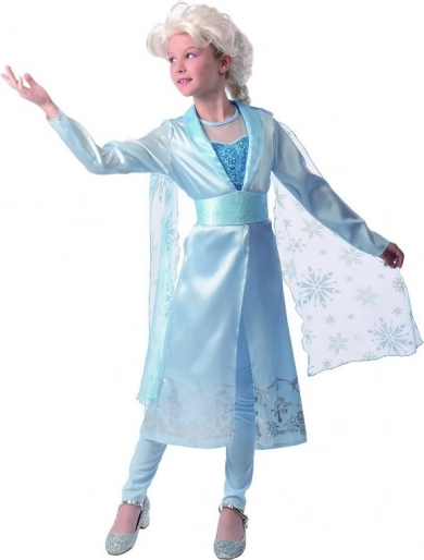 Šaty na karneval pre modrú princeznú