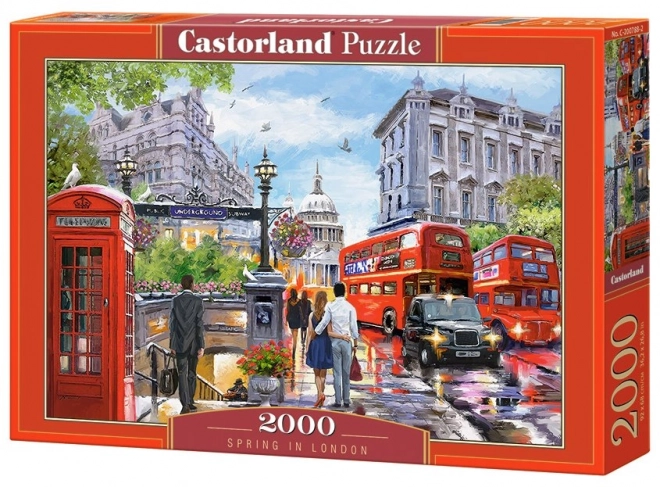 Castorland puzzle Jarný Londýn 2000 dielikov