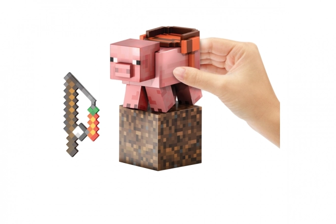 Minecraft Diamond Level Zberateľská Figúrka - Prasa