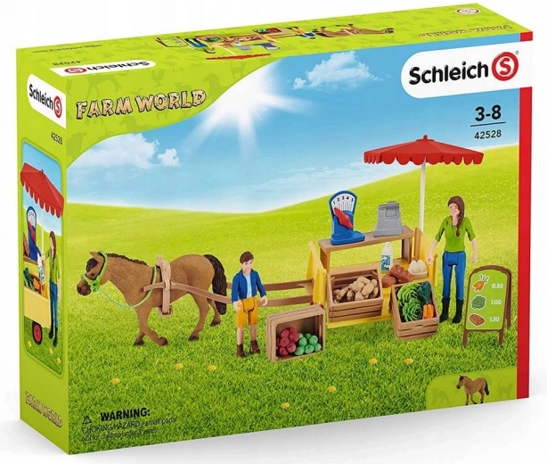 Schleich 42528 Mobilná farma Stánok svet