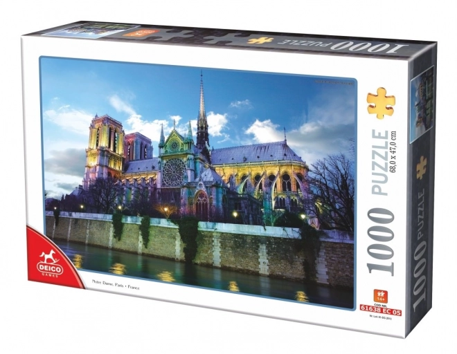 Puzzle Notre Dame v Paríži 1000 dielikov