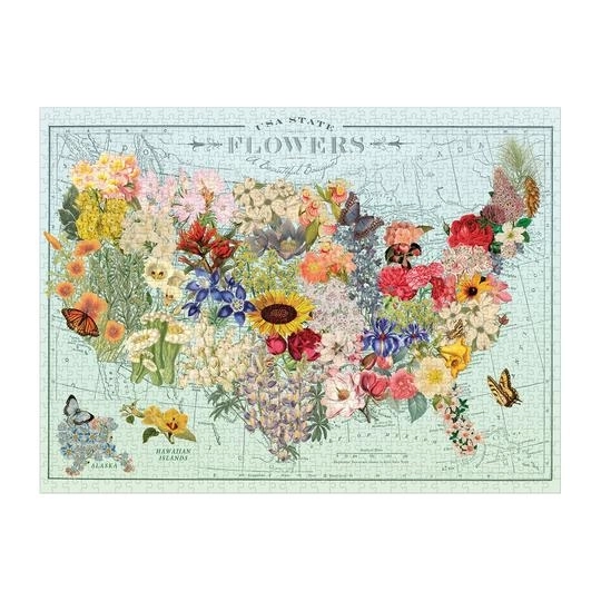 Puzzle kvety USA 1000 dielikov