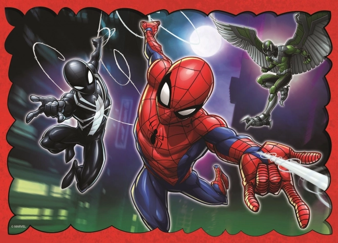 Trefl Puzzle Hrdinný Spiderman 4v1